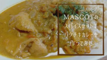 Mascotホームメイドカレースパイスでバタチキカレーを作ったぞ！
