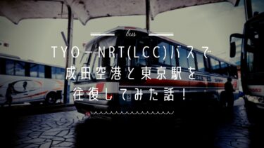 TYO-NRT(ローコストバス)に乗ったよ！1000円バスとの違いは？