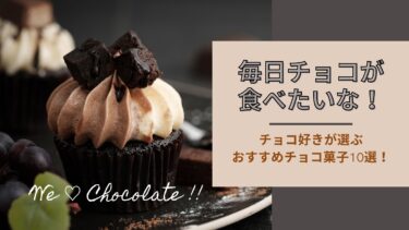 リピ不可避！チョコ好きが選ぶ毎日食べたいチョコ菓子10選！