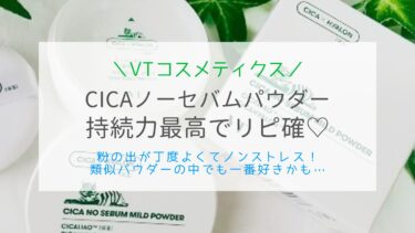 VTシカノーセバムマイルドパウダーはリピ確♡持ちと塗り心地最高！